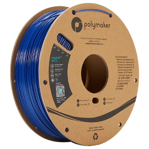 Polymaker PolyLite PETG Blauw / Blue Filament | Bits2Atoms