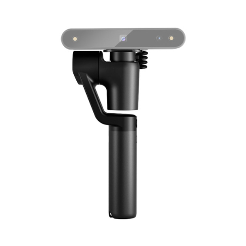 Revopoint Handheld Stabilizer met Revopoint 3D-scanner gemonteerd | Bits2Atoms